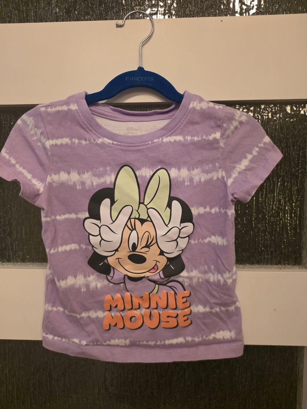Disney Purple Tie-Dye Minnie Mouse Graphic Tee